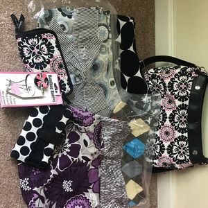 Convertible purse with 6 covers & 2 wallets